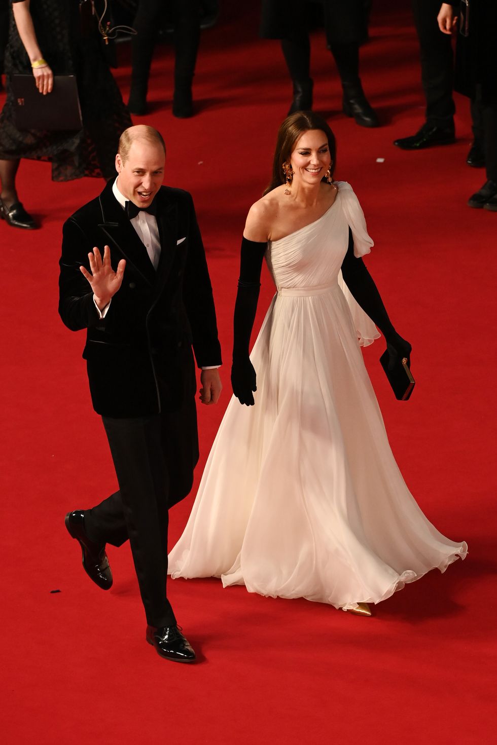 Elle | How The Queen Inspired Kate's BAFTA Opera Gloves-Cornelia James