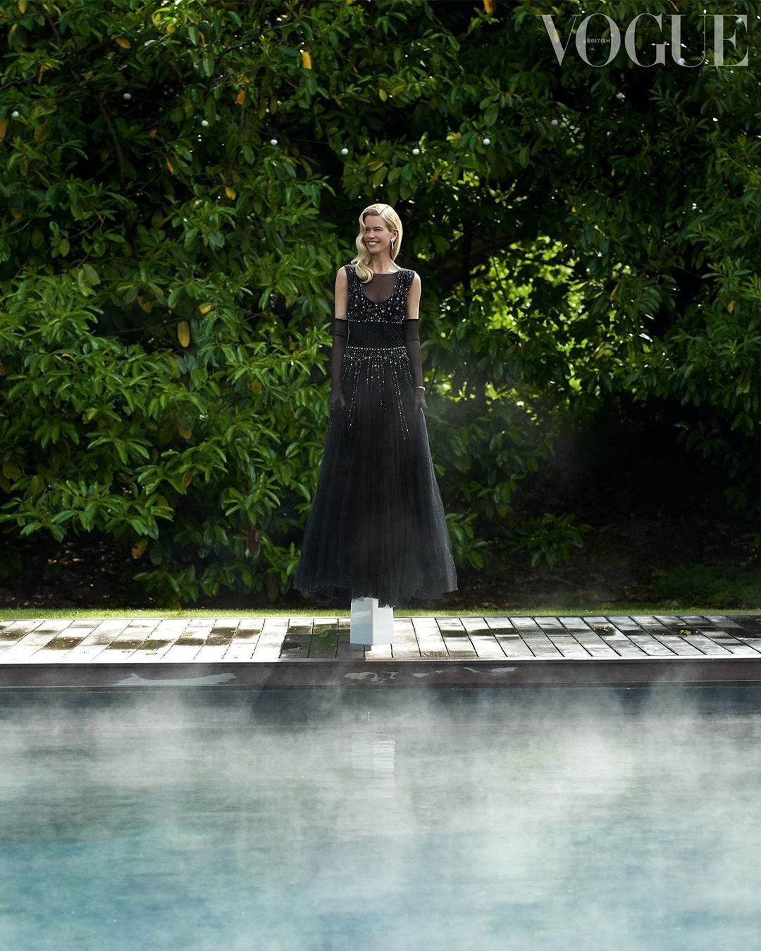 Claudia Schiffer in 'Siren Call' | British Vogue-Cornelia James