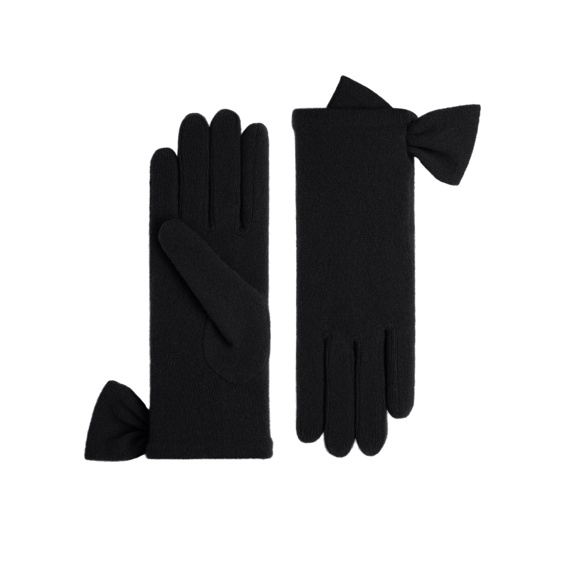 Ailsa | Cashmere Glove-Black-Cornelia James