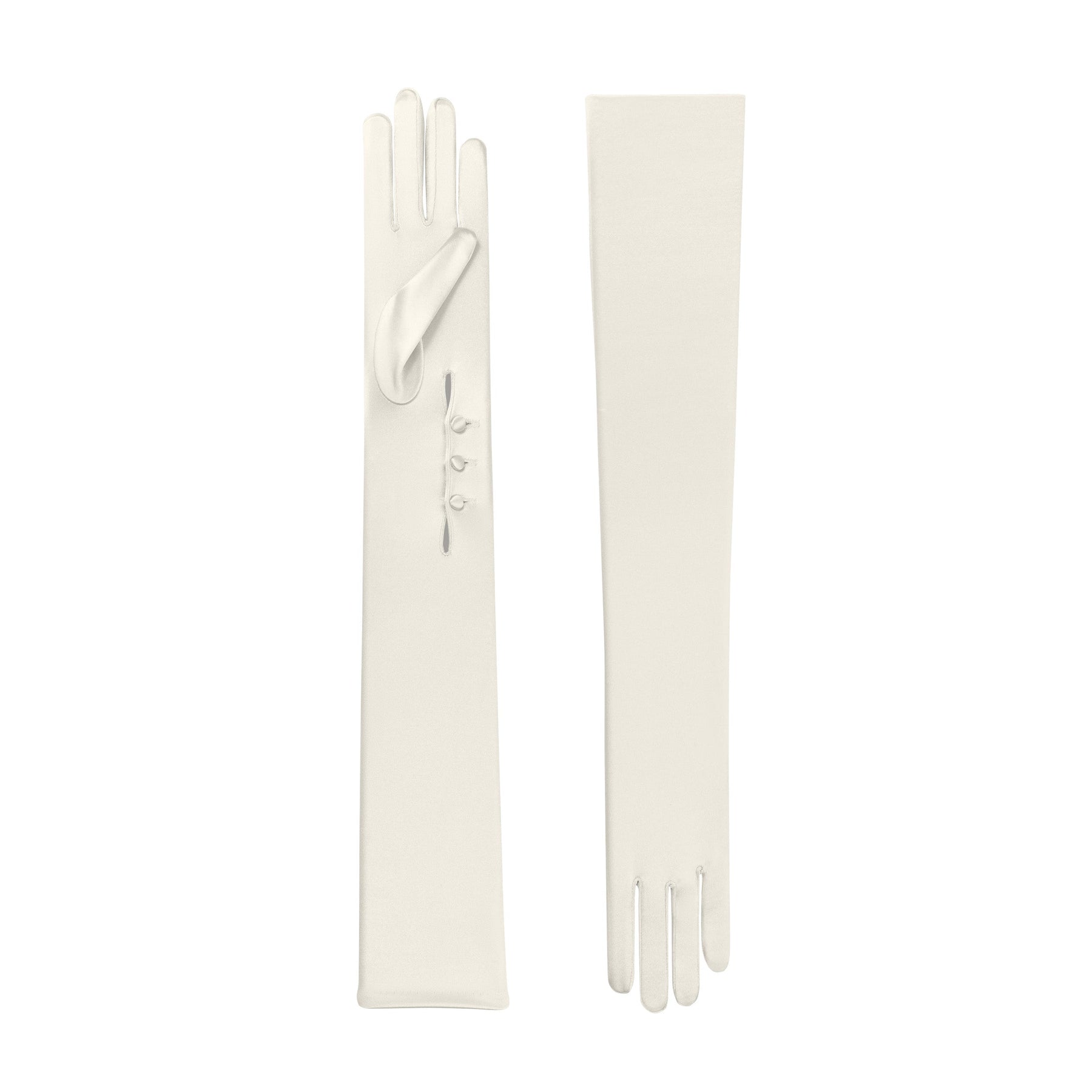 Antigone | Satin Opera Glove with Mousquetaire