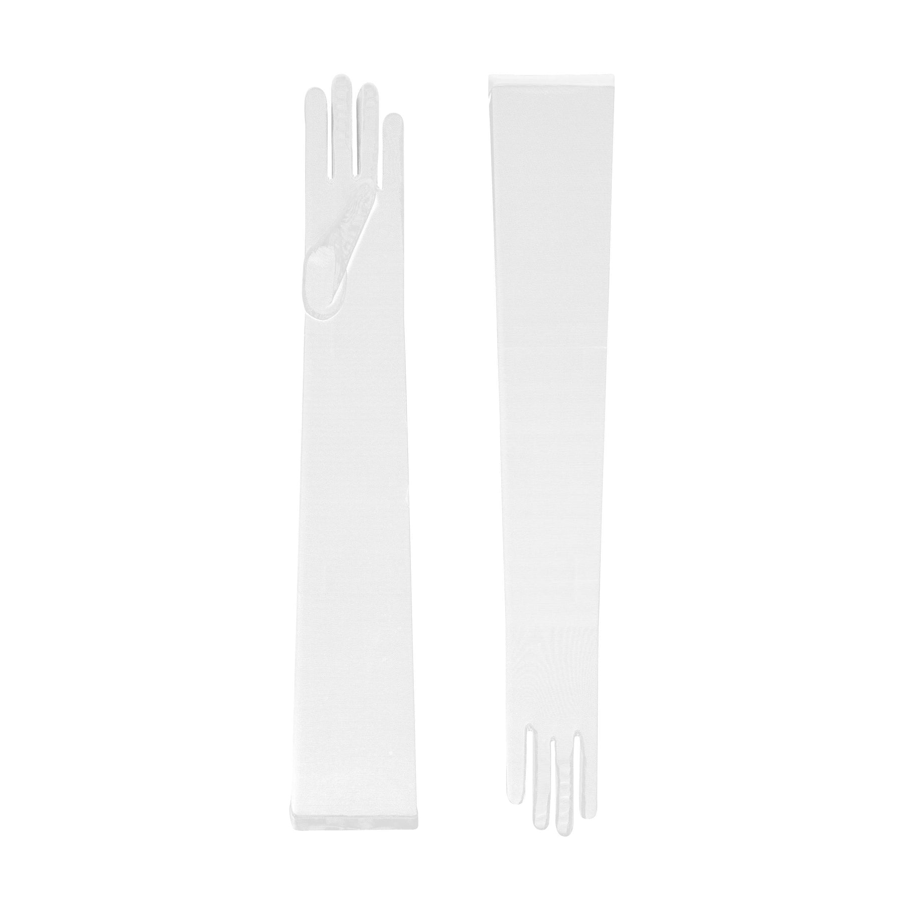 Arabella | Tulle Opera Glove-White-Cornelia James