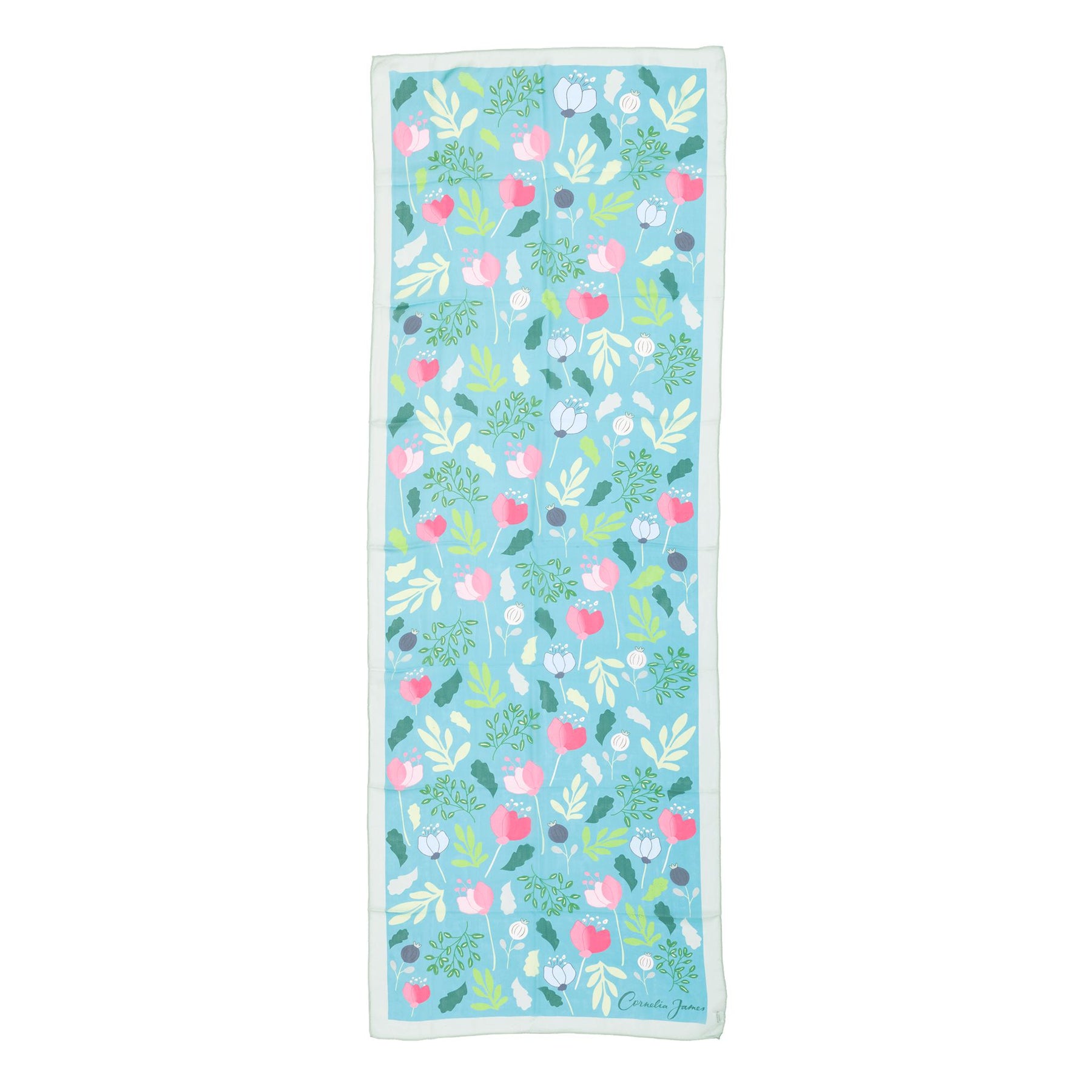 Aurora | Silk Scarf-Jade-Cornelia James