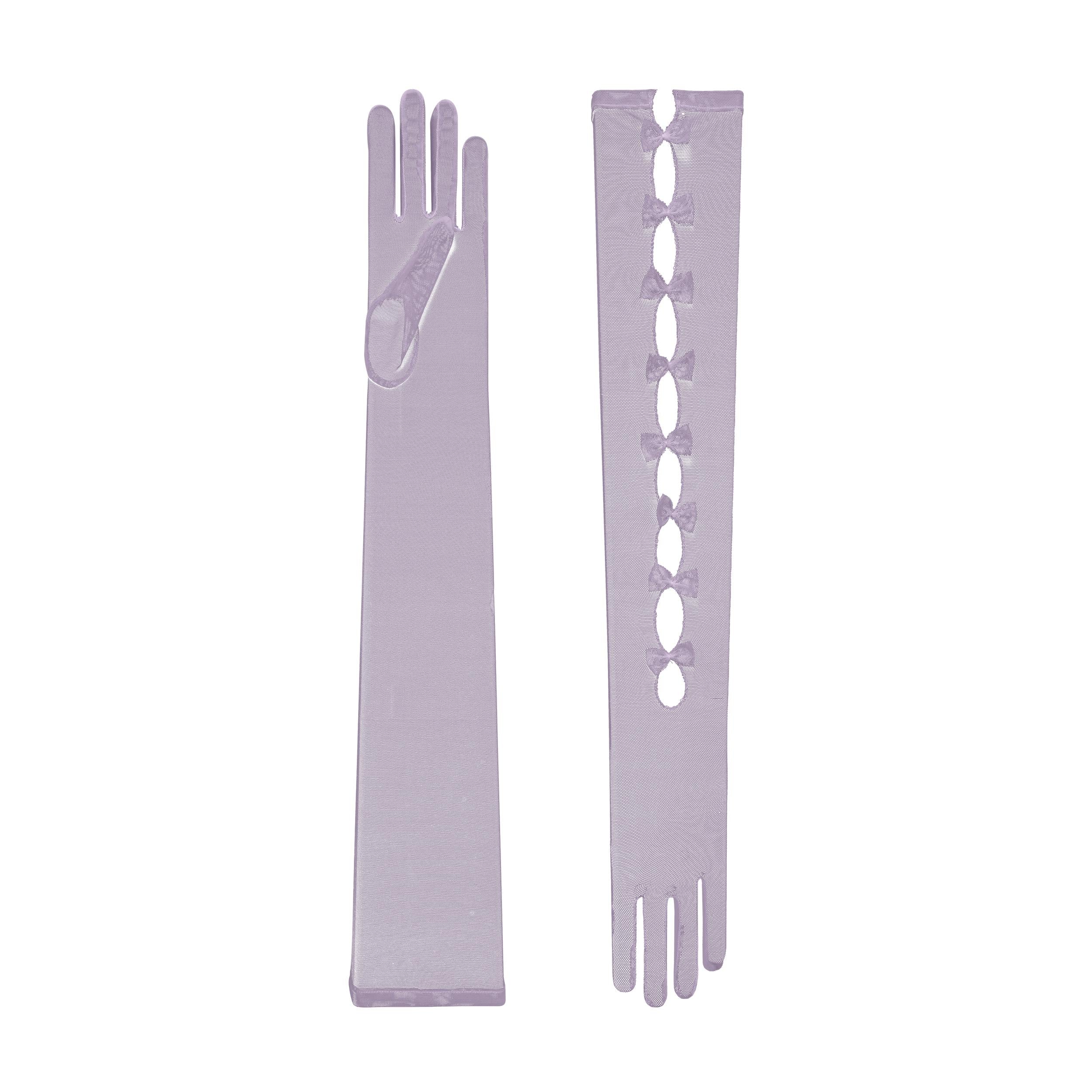 Jessica | Tulle Opera Glove-Lilac-Cornelia James