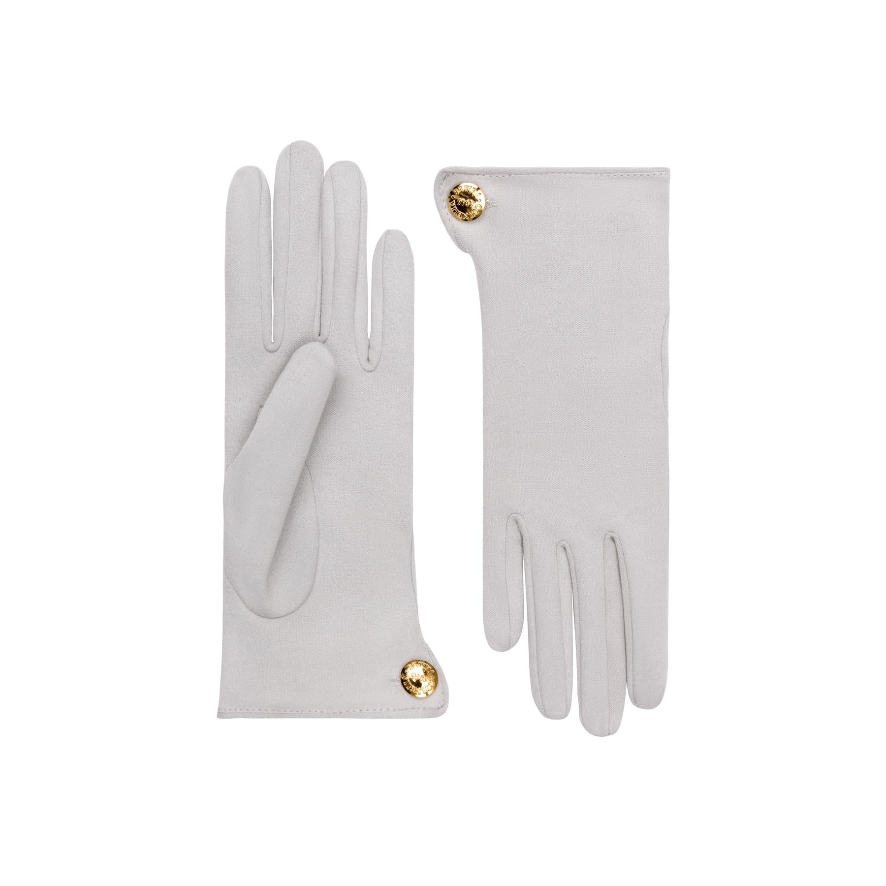 Leonora | Sueded Cotton Day Glove-Ascot Grey-Cornelia James