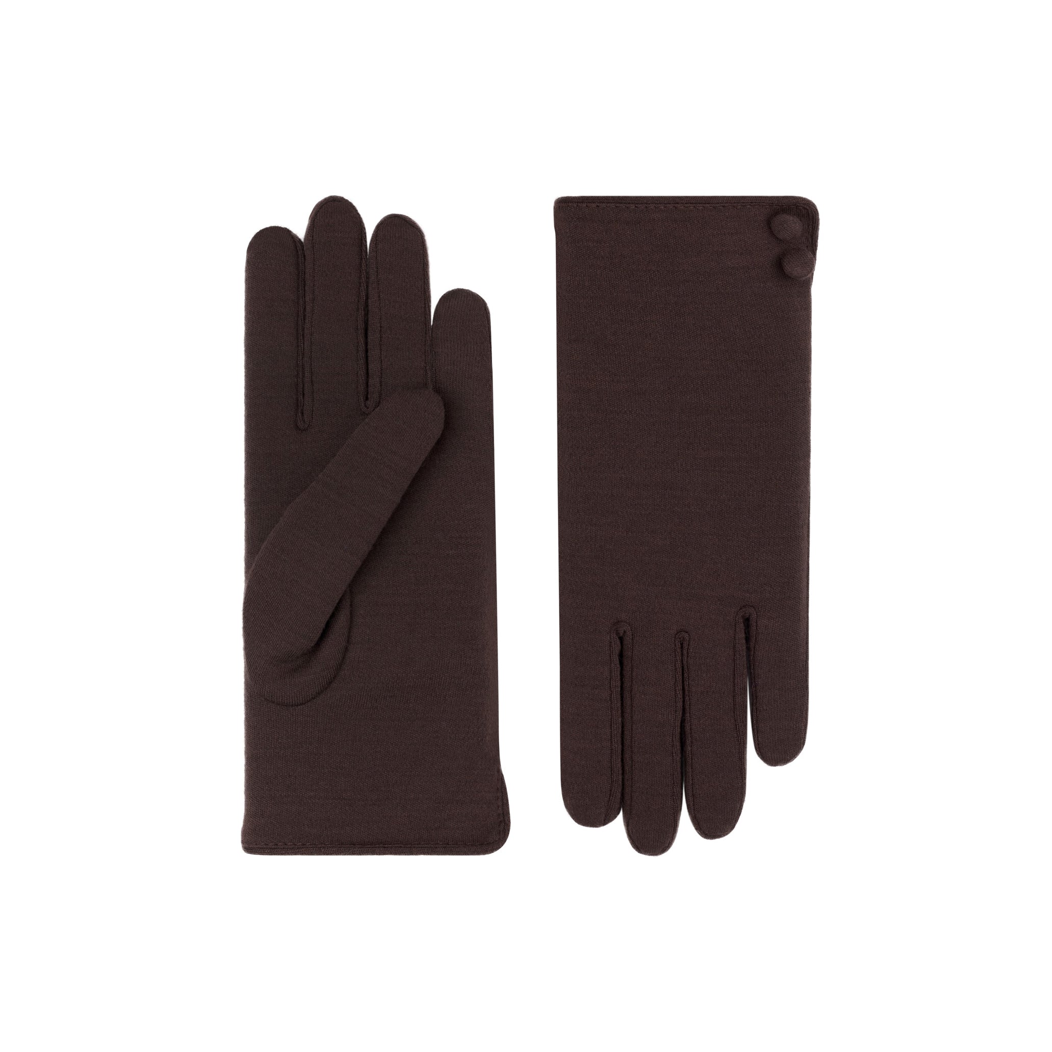 Pandora | Merino Wool Glove-Chocolate-Cornelia James