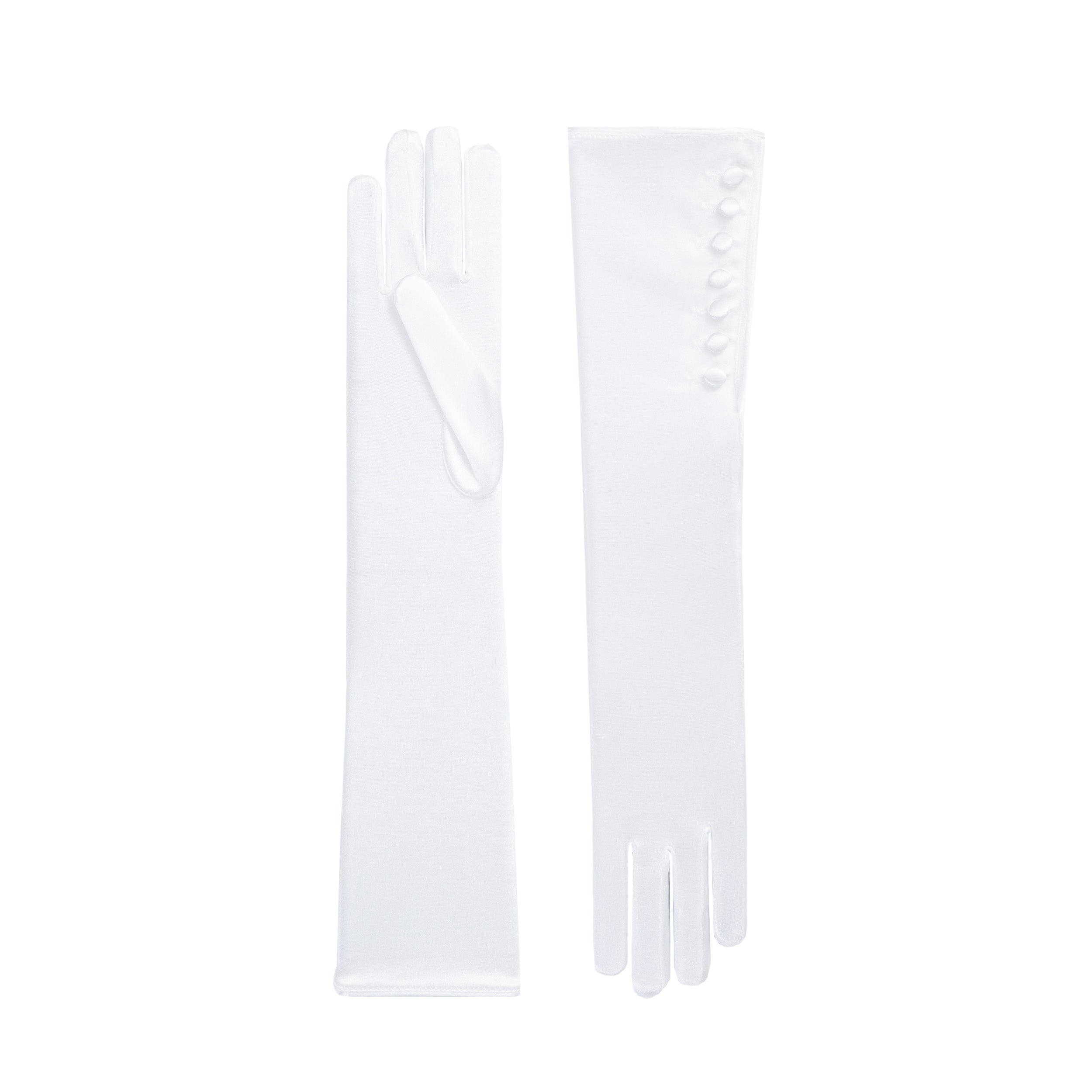 Phoebe | Bridal Satin Opera Glove