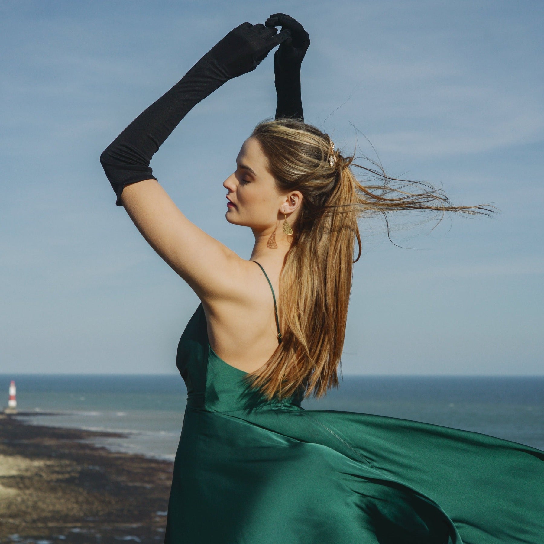 Phoebe | Silk Opera Glove-Cornelia James
