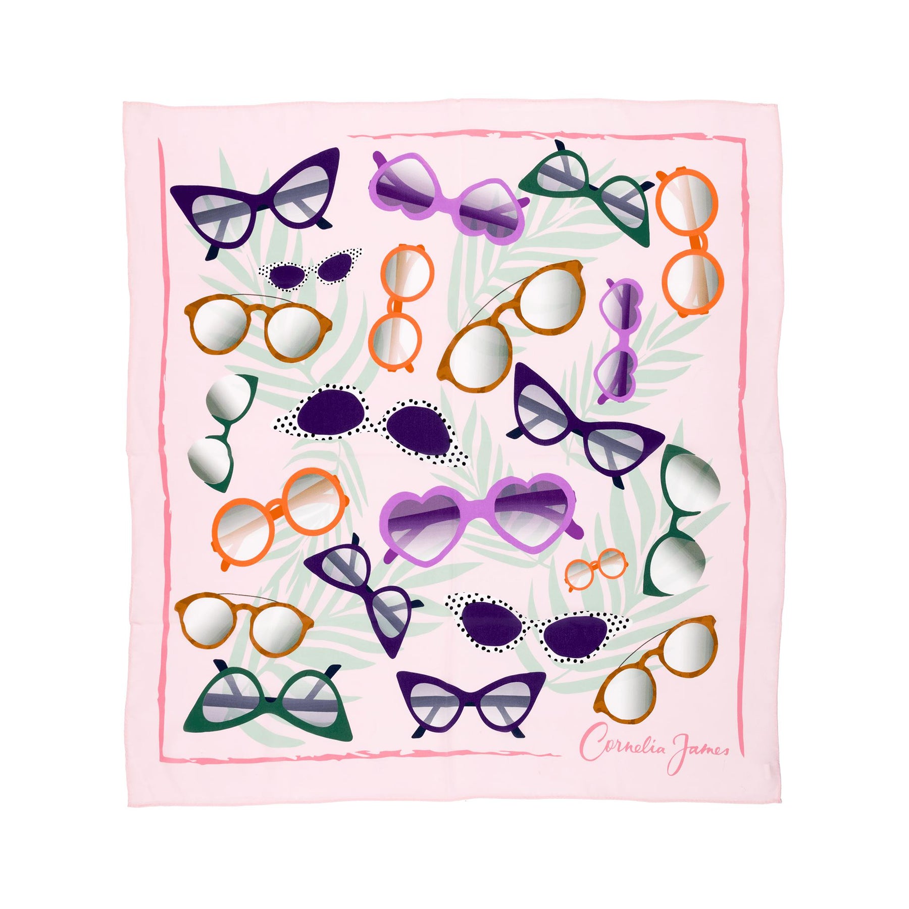 Tabitha | Silk Scarf-Pink-Cornelia James