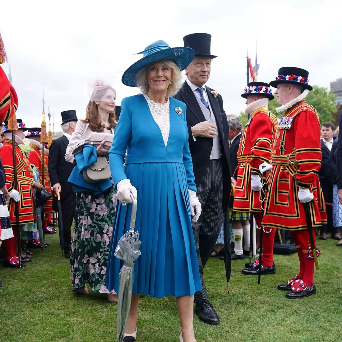 Queen Camilla | Garden Party at Buckingham Palace-Cornelia James