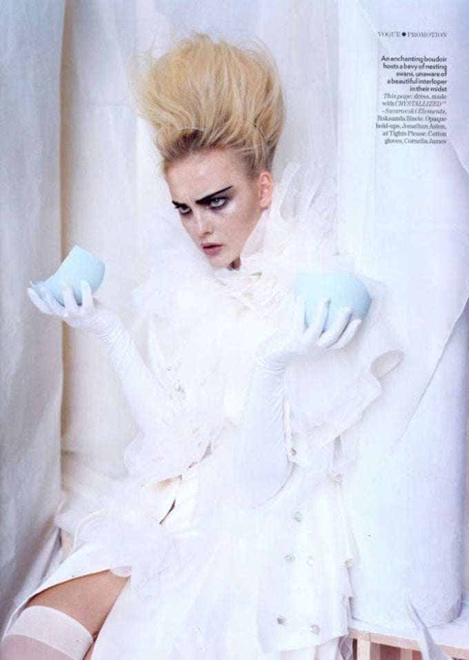 The Snow Queen | British Vogue, March 2009-Cornelia James