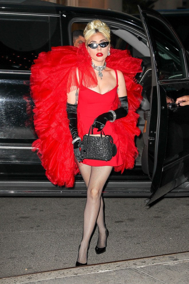 Lady Gaga | Melissa glove and tulle boas-Cornelia James