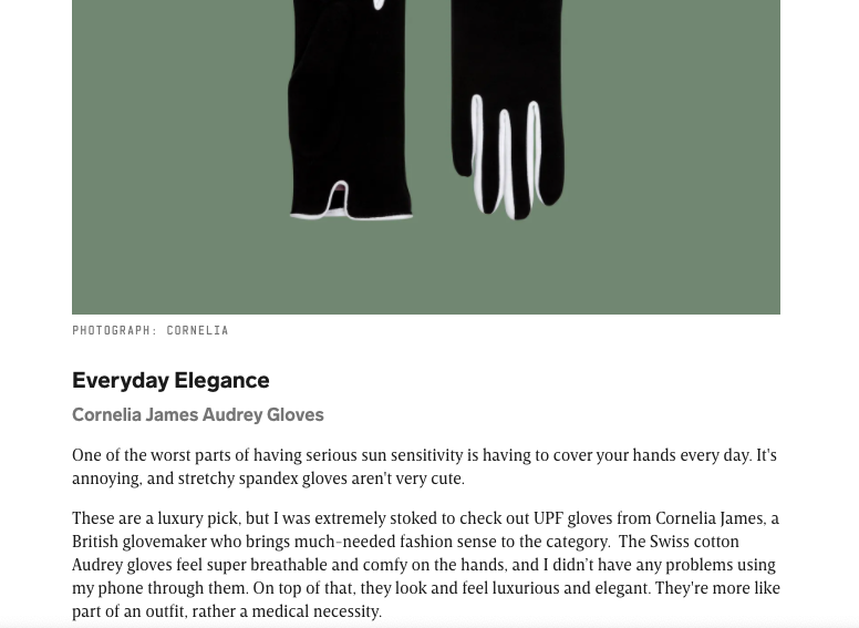 Audrey featured in WIRED-Cornelia James