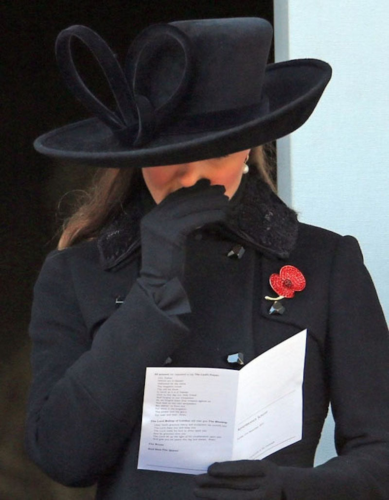 The Duchess of Cambridge | Rememberance Day, November 2012-Cornelia James