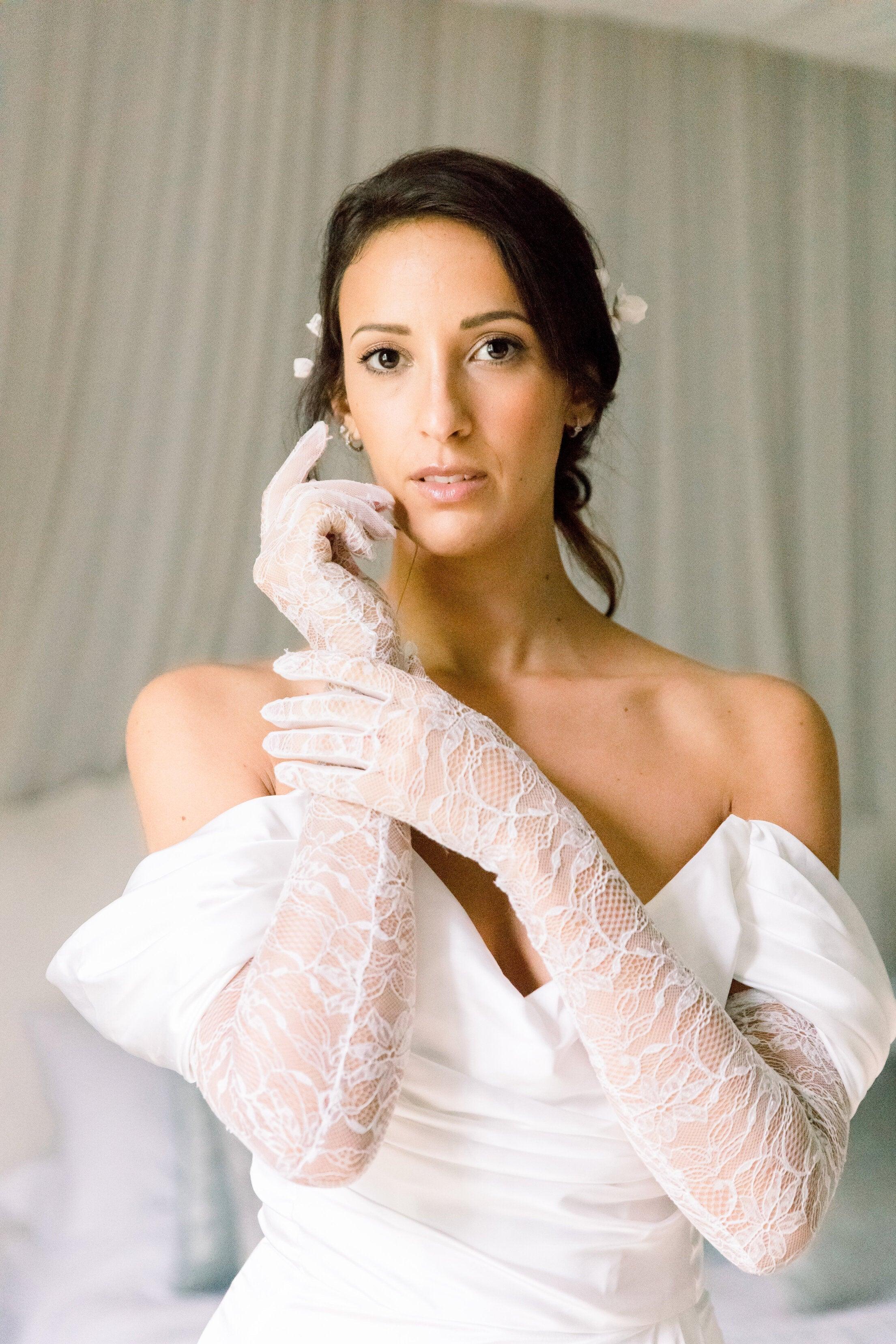 Lace Opera Gloves - Anastacia – Cornelia James
