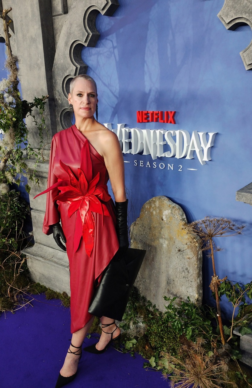 Liv Spencer at the Wednesday season 2 premiere-Cornelia James