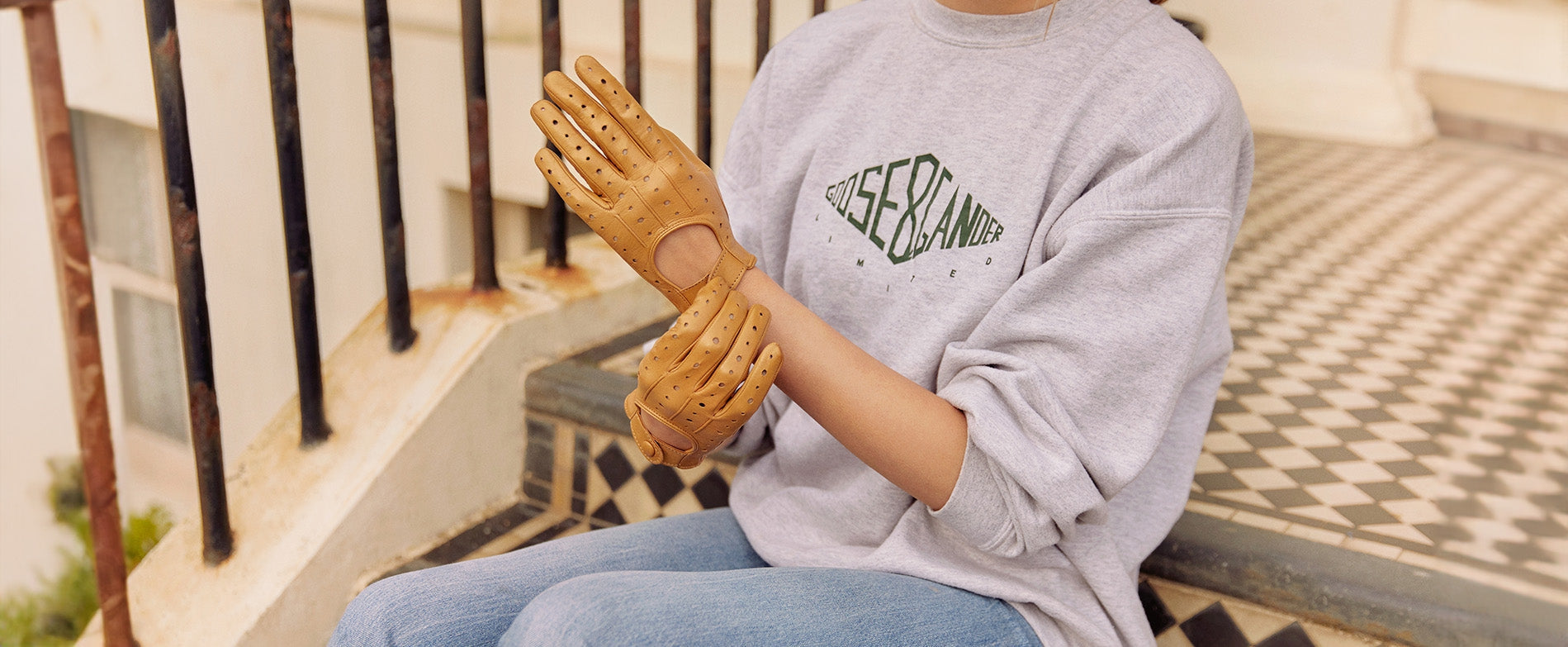 Tan Leather Gloves