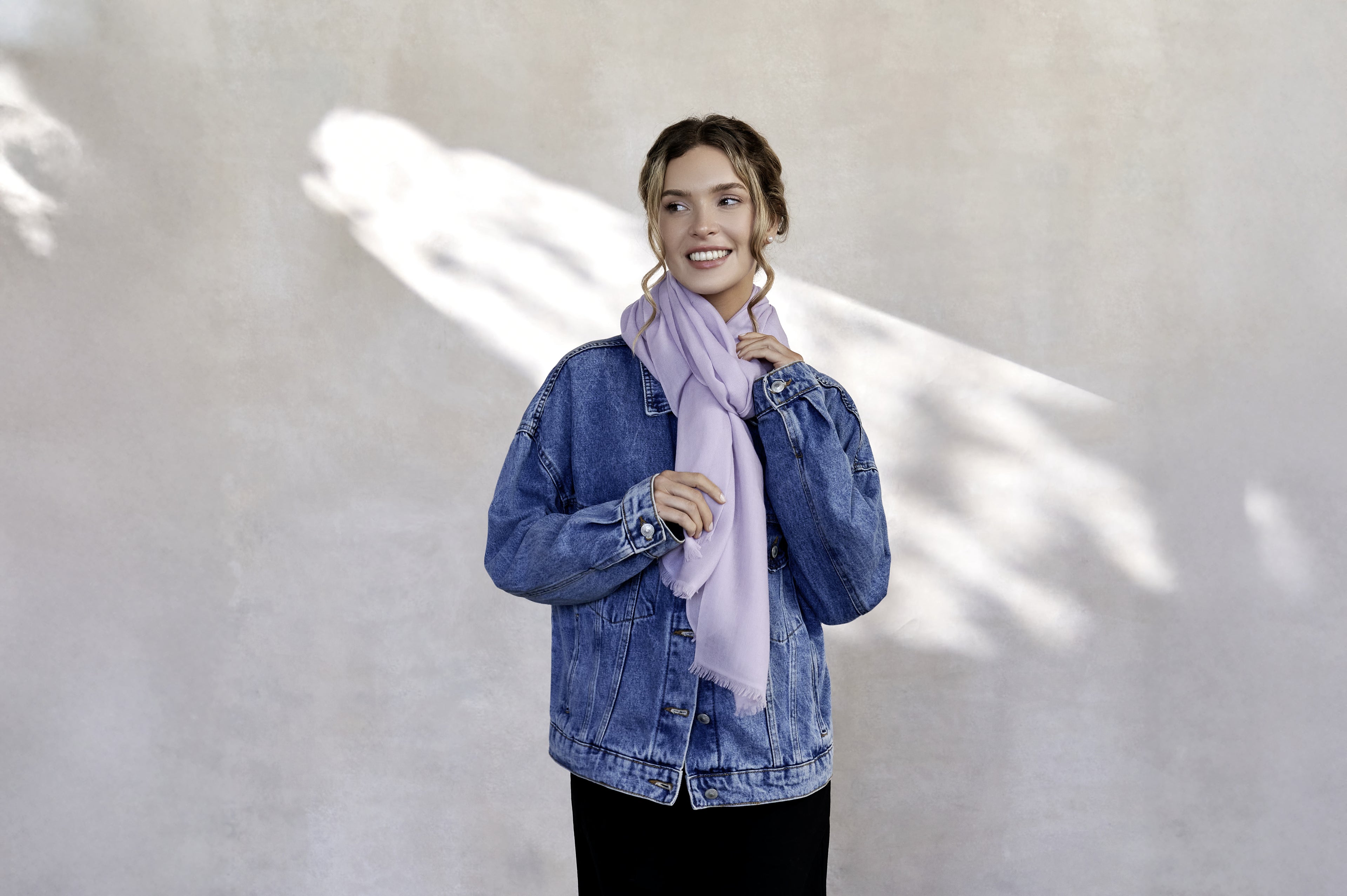 Cressida | Pure Cashmere Pashmina - Pastel Hues