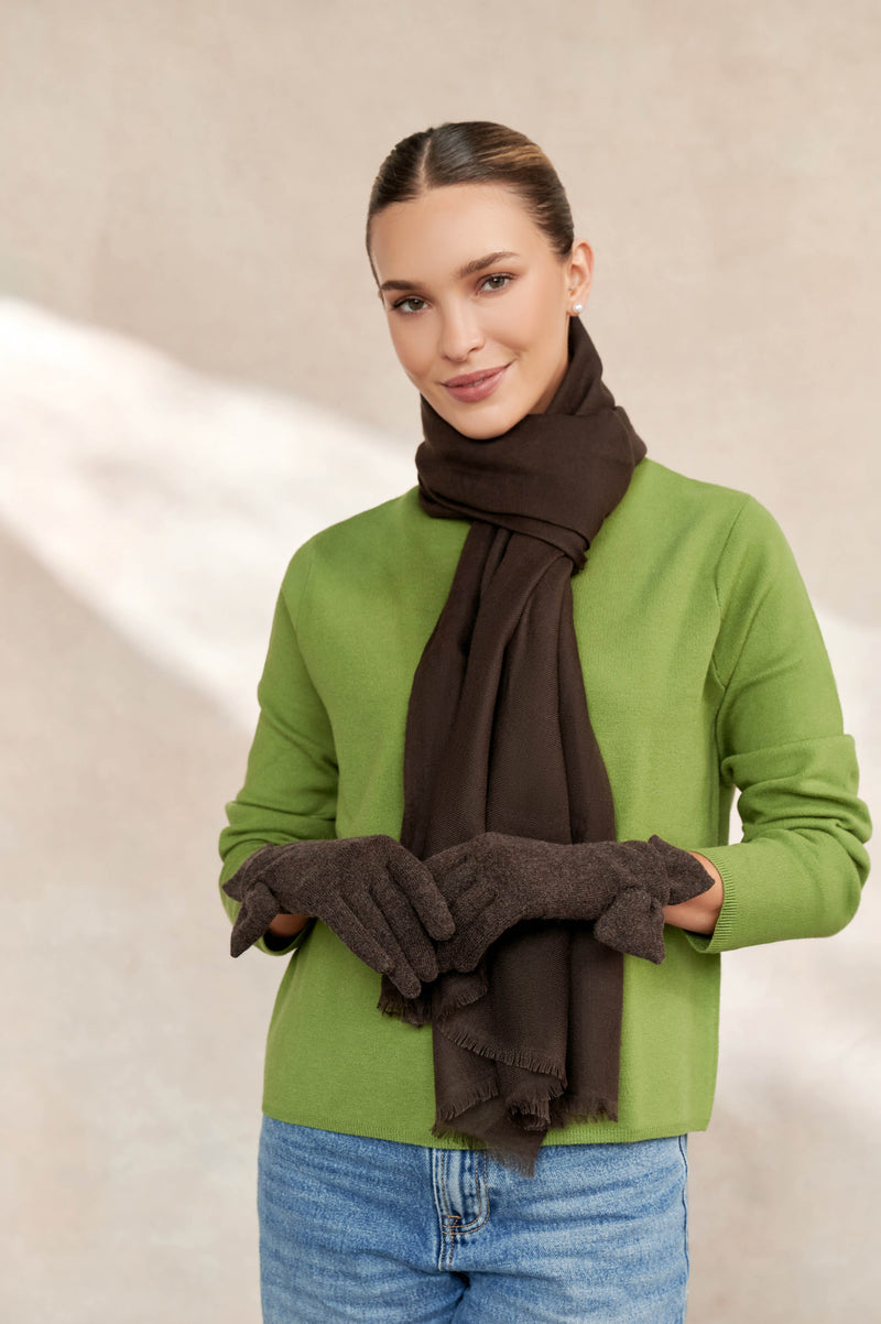 Cressida | Pure Cashmere Pashmina - Perfectly Classic