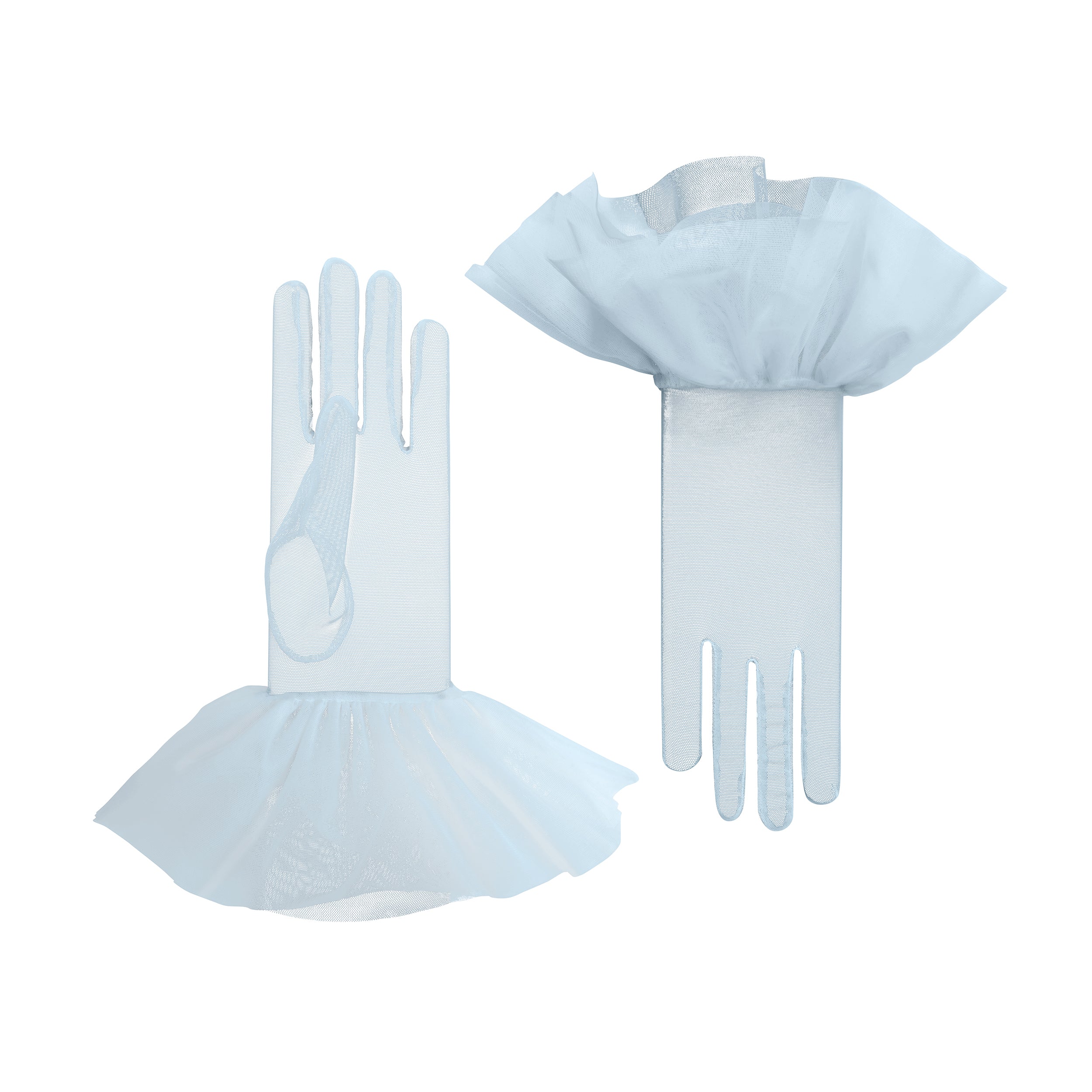 Lara | Tulle Glove with Harlequin Cuff