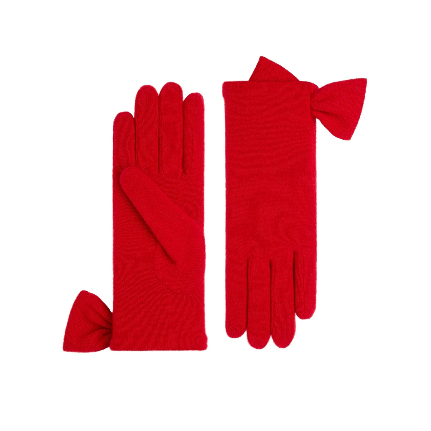 Ailsa | Cashmere Glove-Cardinal Red-Cornelia James