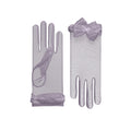 Angélique | Tulle Glove with Bow - Lilac
