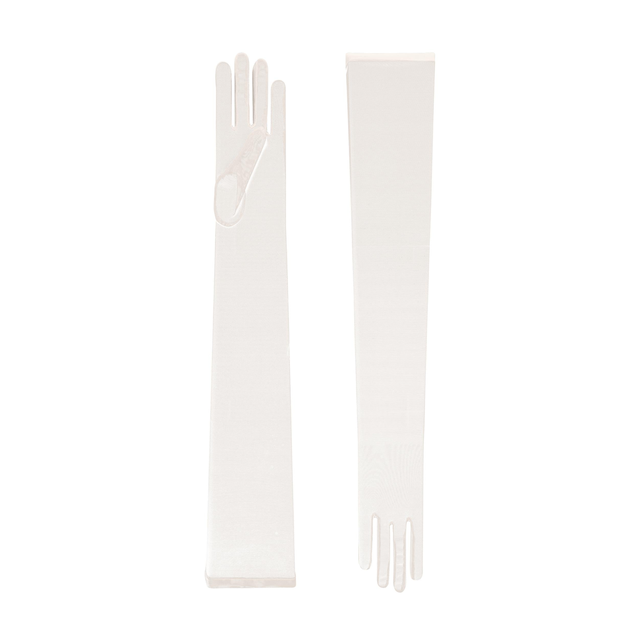 Arabella | Tulle Opera Glove-Ivory-Cornelia James