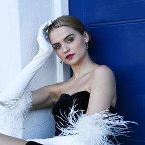 Ariadne | Satin Opera Glove-Cornelia James