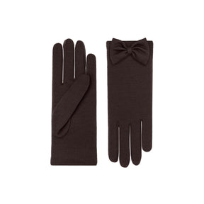 Beatrice | Merino Wool Glove-Chocolate-Cornelia James