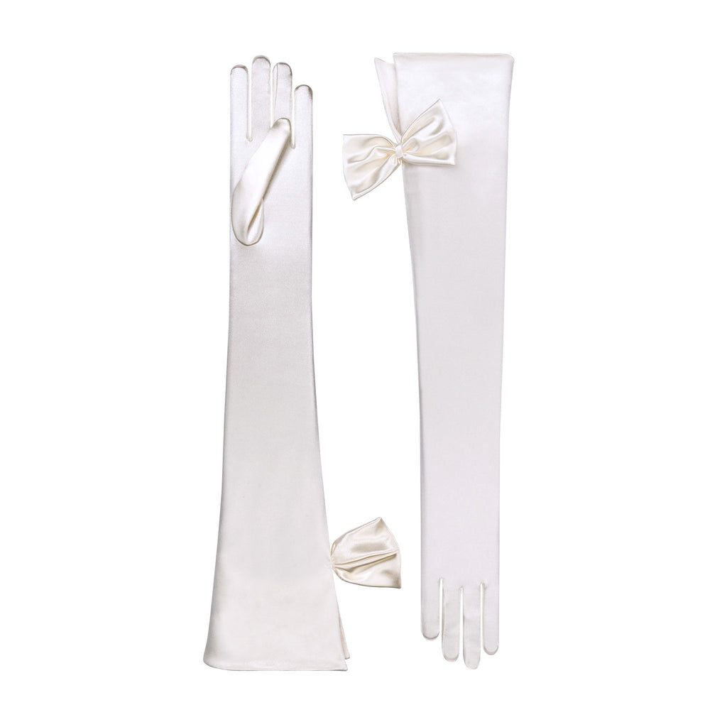 Calista | Bridal Satin Opera Glove