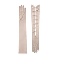 Champagne Satin Opera Gloves - Calypso