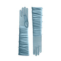 Carisa | Tulle Opera Glove - Aqua