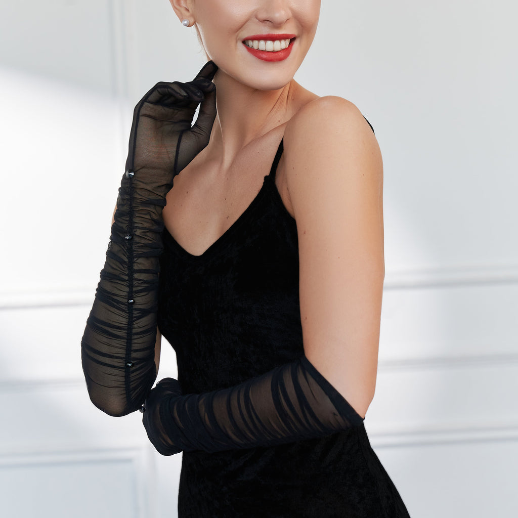 Carisa | Tulle Opera Glove