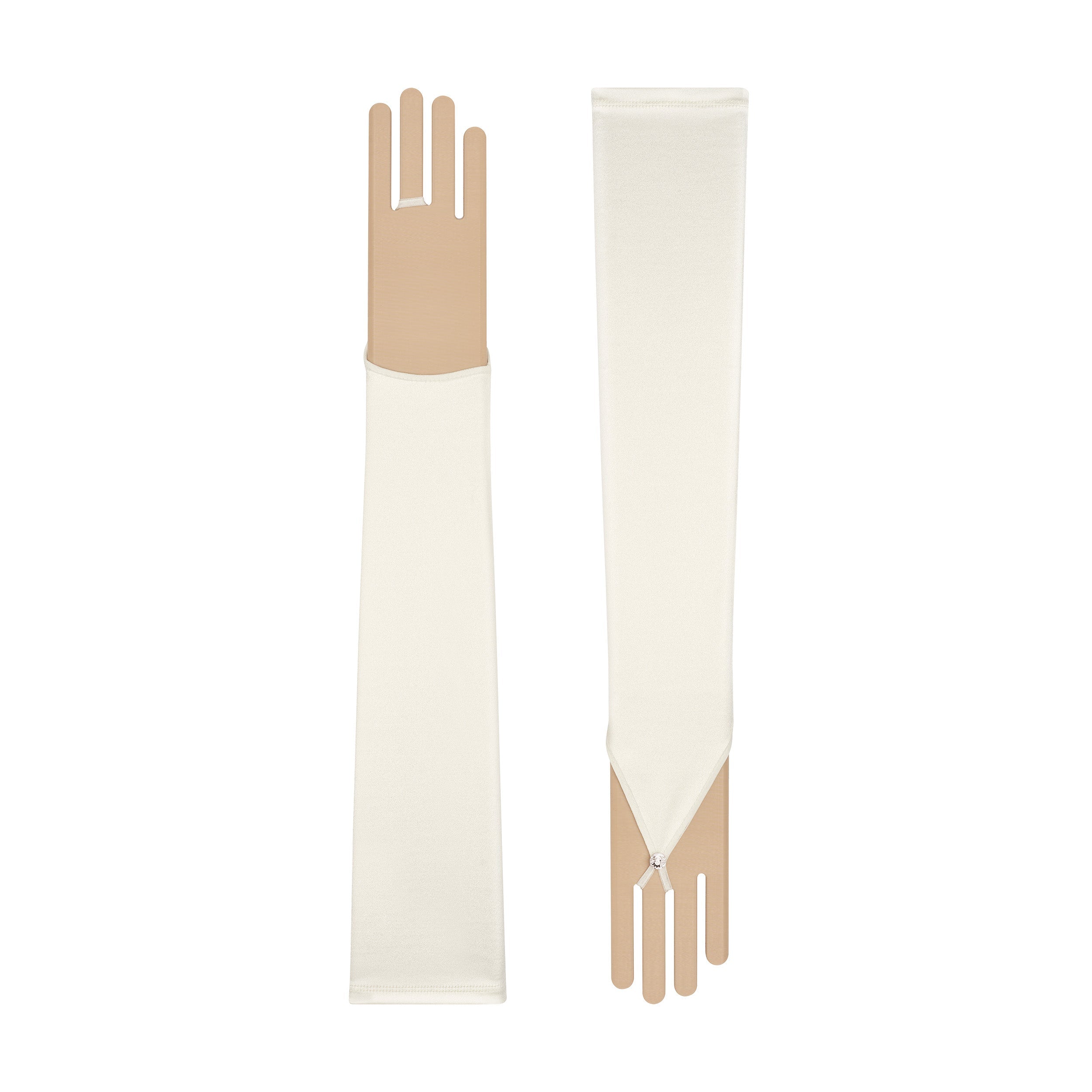 Cecilia | Satin Fingerless Opera Glove