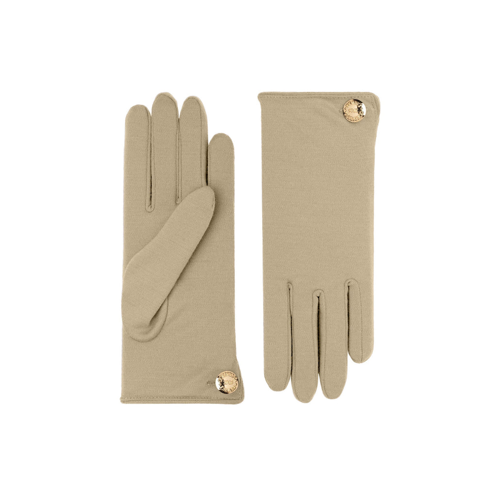 Cornelia | Merino Wool Glove with a Button Cuff Link