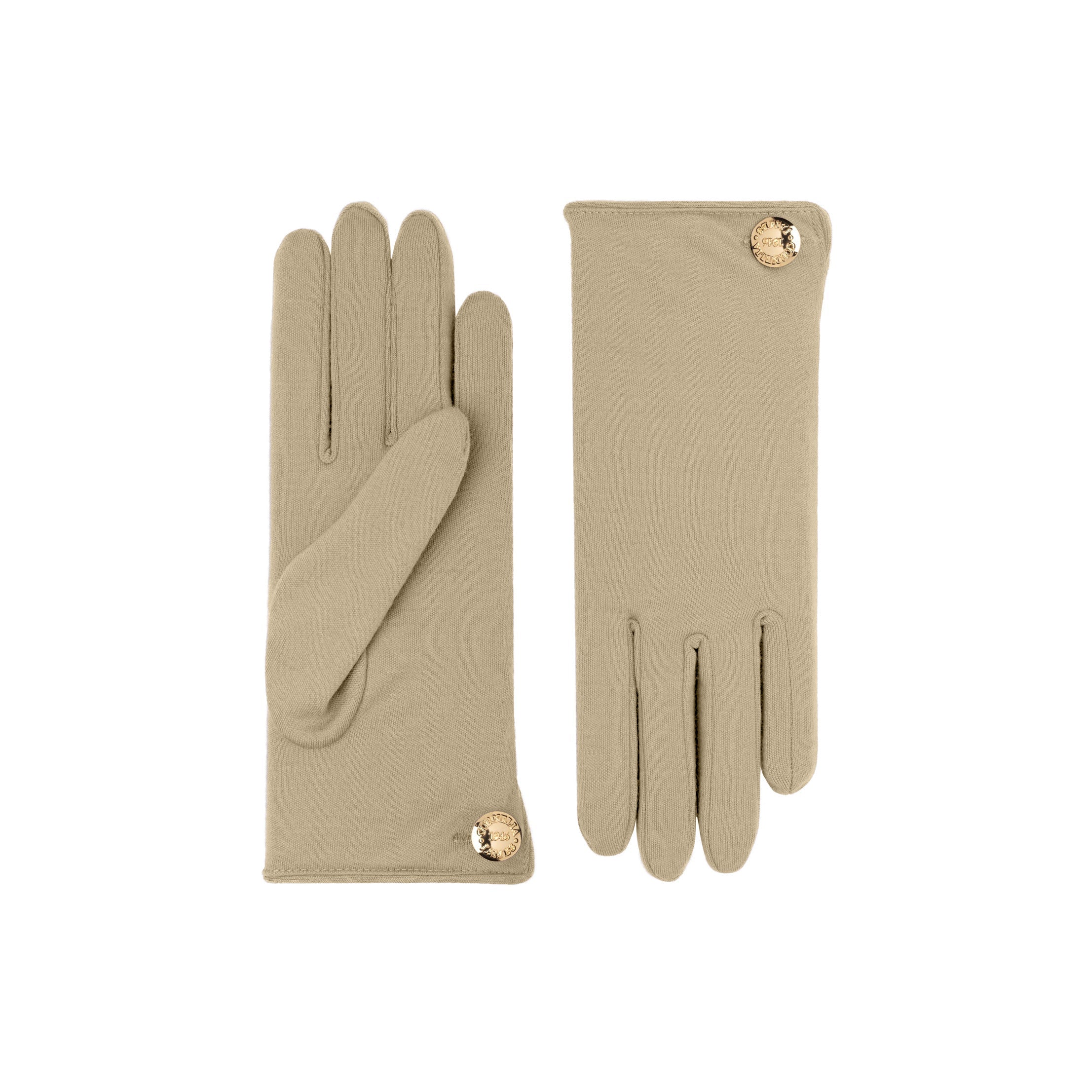 Cornelia | Merino Wool Glove with a Button Cuff Link