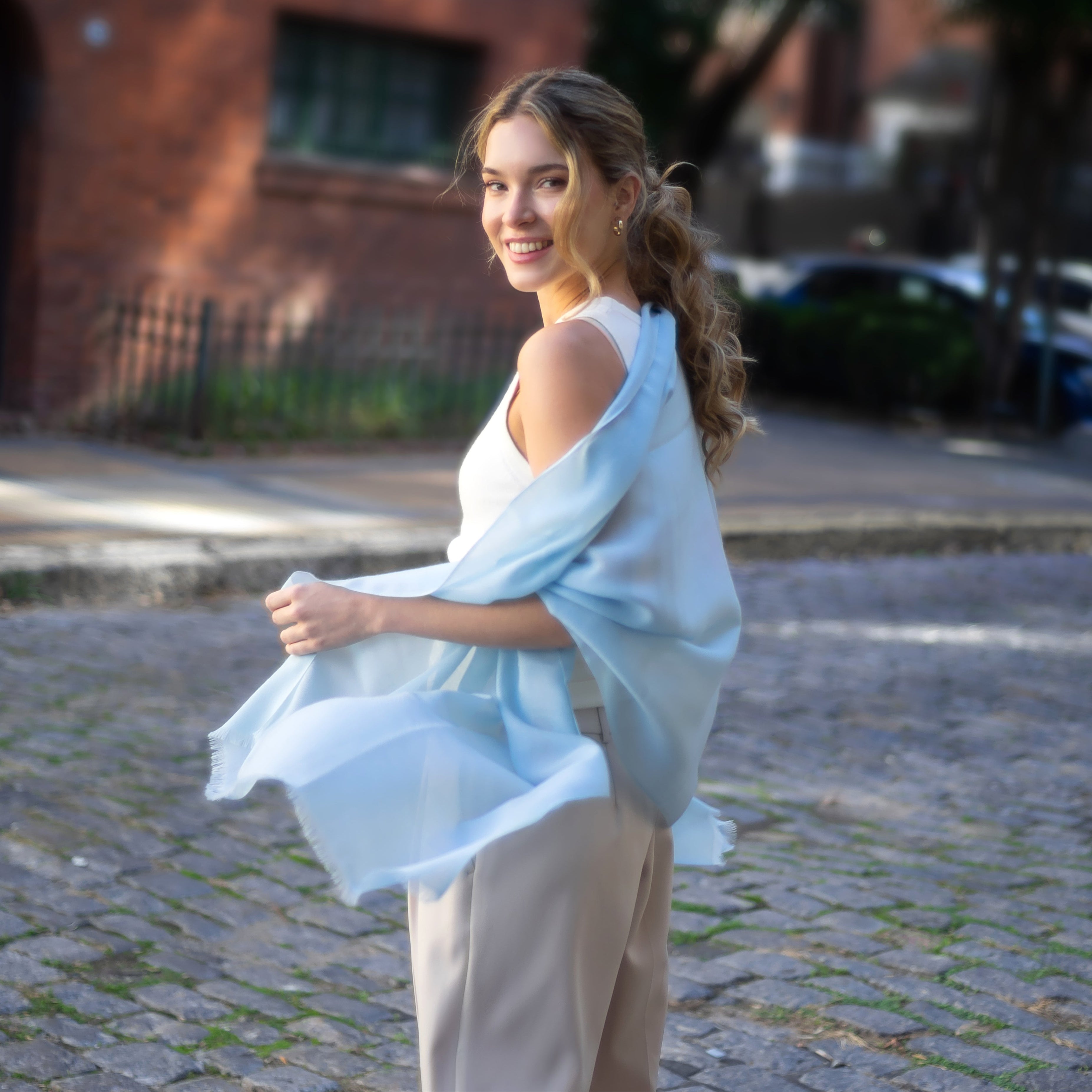 Cressida | Pure Cashmere Pashmina