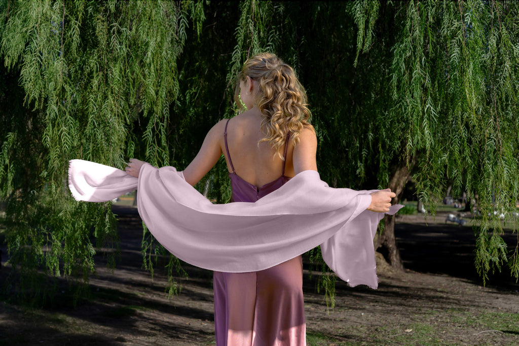 Cressida | Pure Cashmere Pashmina - Pastel Hues