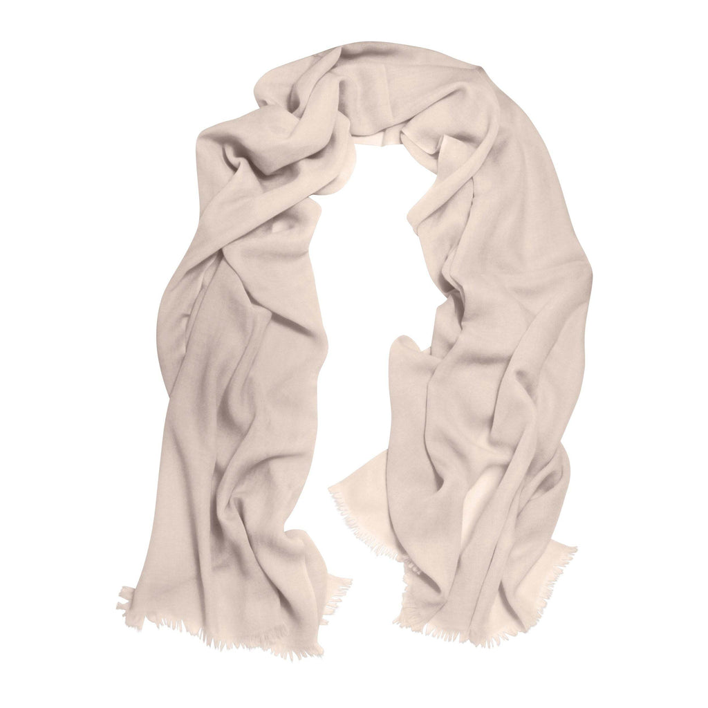 Cressida | Pure Cashmere Pashmina - Soft Neutrals
