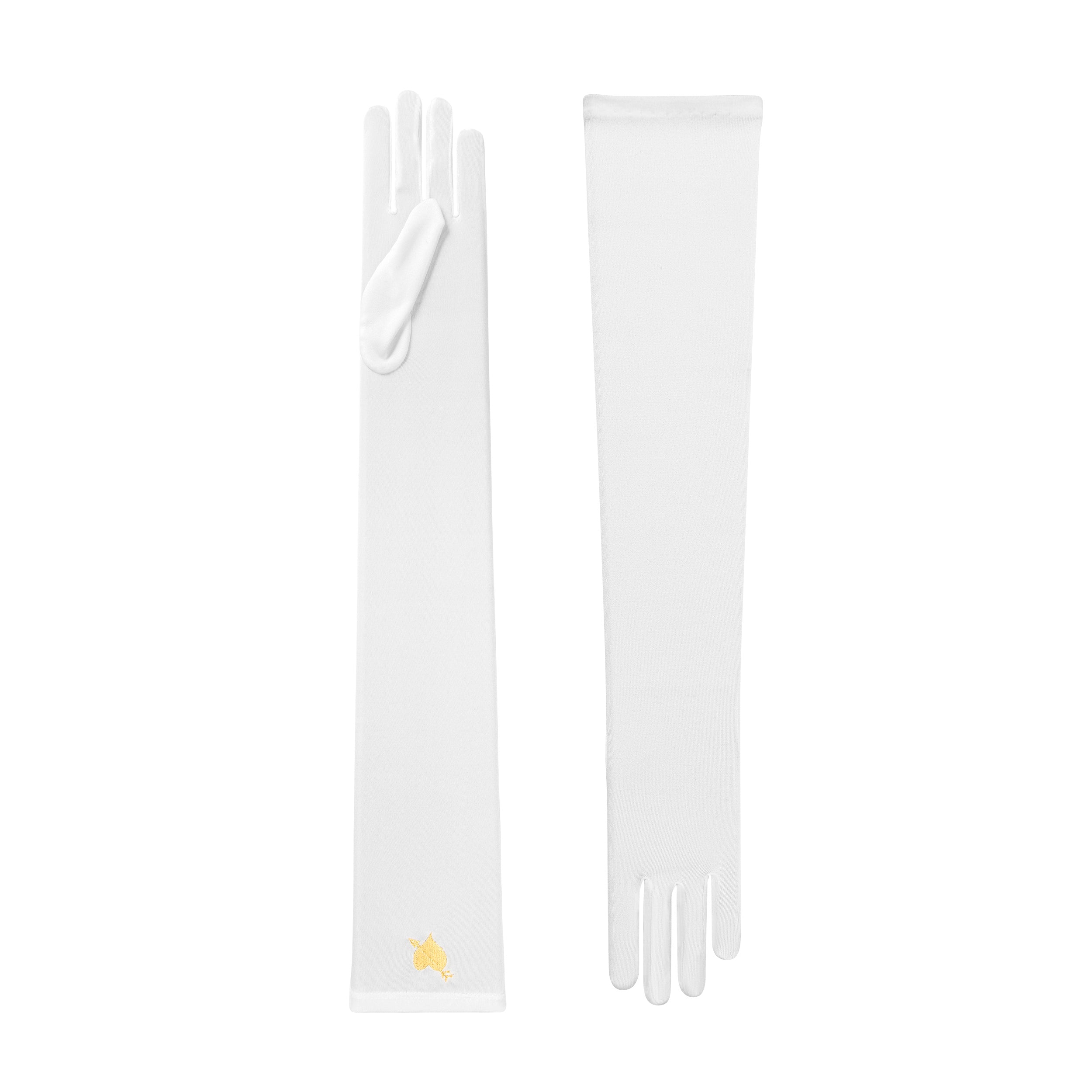 Silk Opera Gloves with Mousquetaire - Desdemona – Cornelia James