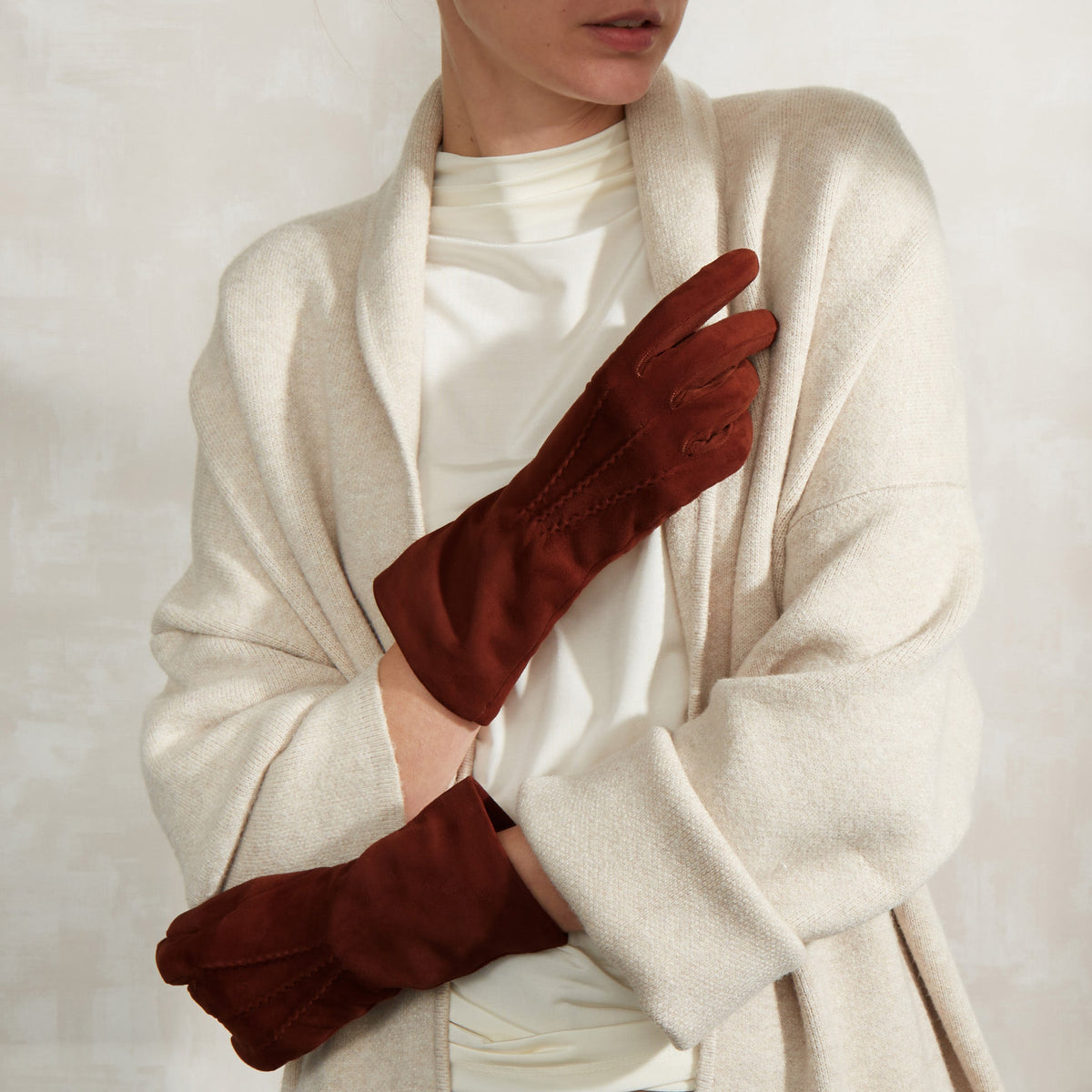 Eloise | Cashmere Lined Suede Glove