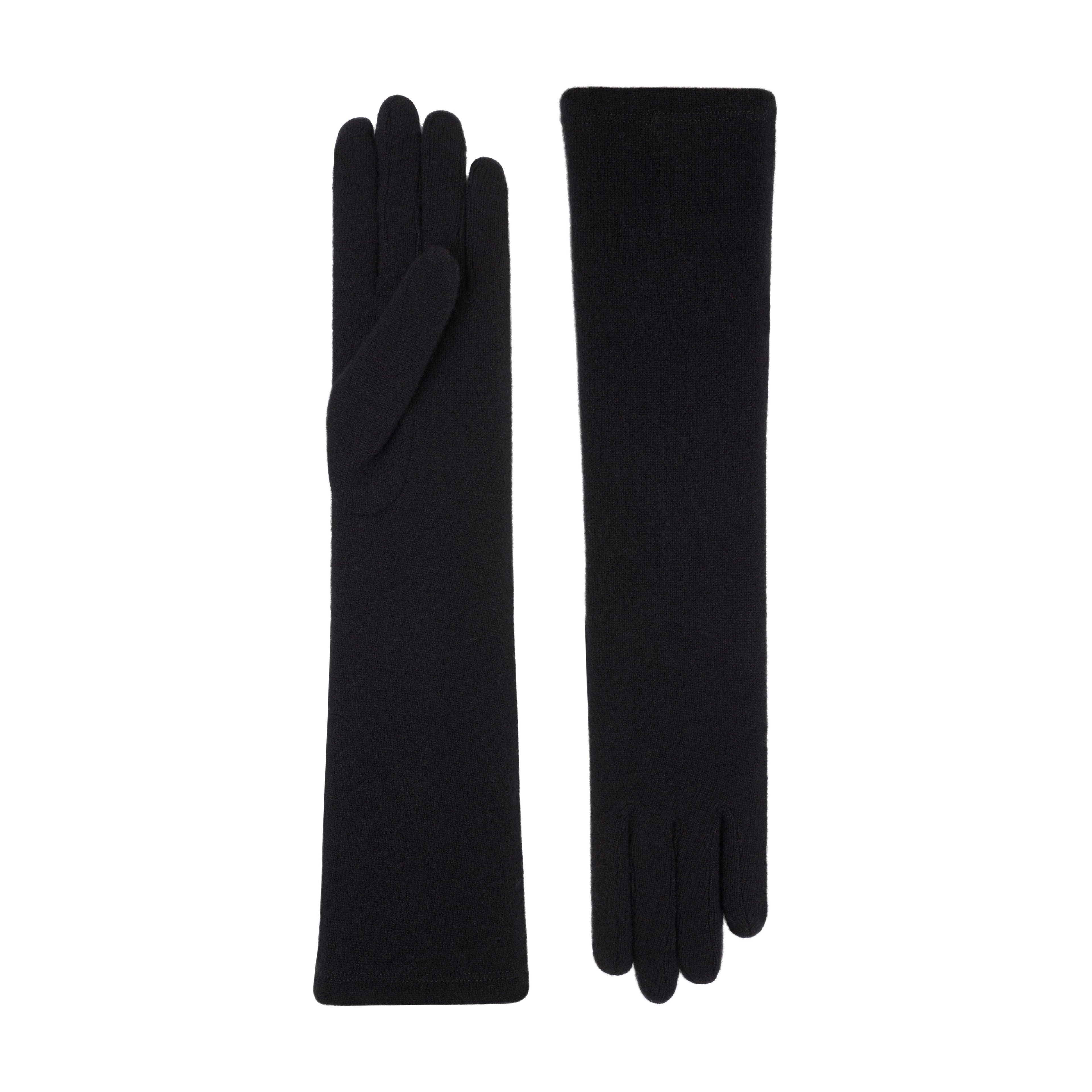 Elspeth | Cashmere Glove-Black-Cornelia James