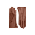 Emilie | Classic Leather Glove-Cognac-Cornelia James
