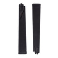 Black Satin Opera Gloves - Euphemia