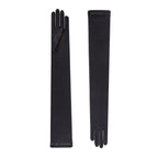 Black Satin Opera Gloves - Euphemia