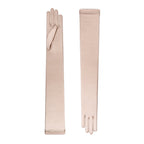 Champagne Satin Opera Gloves - Euphemia