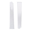 Pearl Satin Opera Gloves - Euphemia