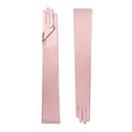 Smokey Rose Satin Opera Gloves - Euphemia