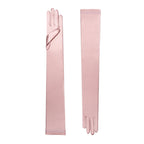 Smokey Rose Satin Opera Gloves - Euphemia