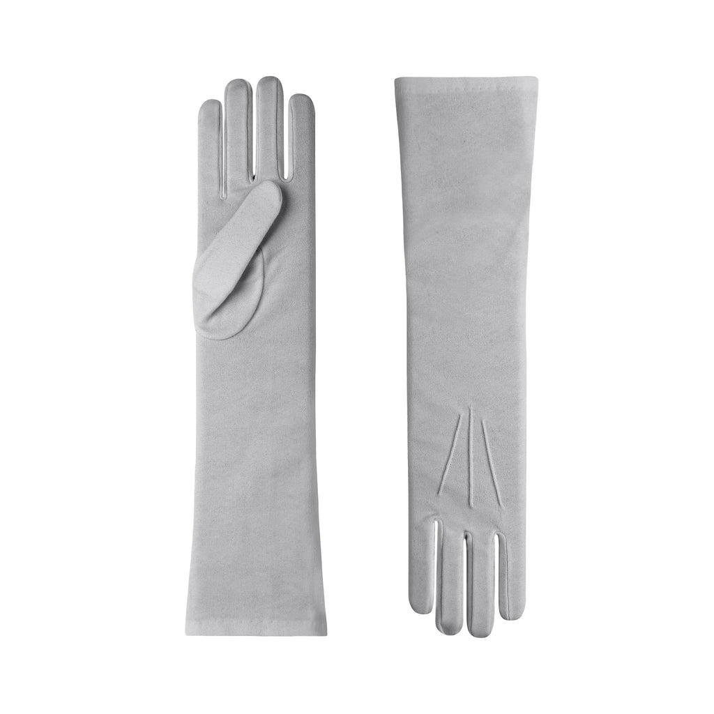 Francesca | Longer Line Sueded Cotton Day Glove