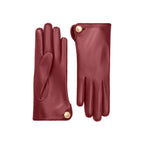 Françoise | Leather Glove with a Button Cuff Link